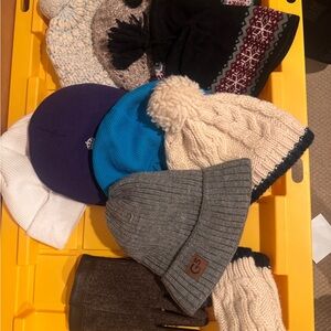 Bundle of hats and gloves